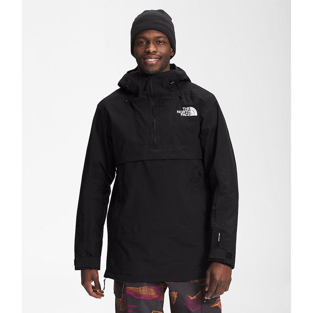 The North Face Silvani Anorak Ανδρικα Μπουφάν Για Σκι - Μαυρα (VPFZ72648)